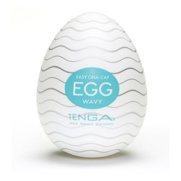 Оригинальный мастурбатор яичко от японской компании Tenga - «Egg Wavy»