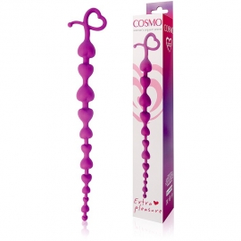 Анальная цепочка «Cosmo», цвет фиолетовый