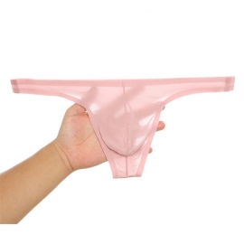 Мужские трусы- стринги розового цвета XL