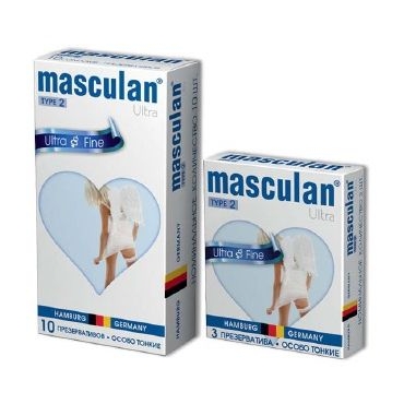 Презервативы Masculan Ultra 2, особо тонкие, 10 шт.