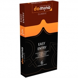 Гладкие презервативы «DOMINO CLASSIC Easy Entry», Domino 6 шт.