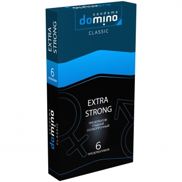 Особопрочные презервативы «DOMINO CLASSIC Extra Strong», Domino 6 шт.