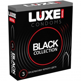 Презервативы «LUXE ROYAL Black Collection», Luxe 3 шт.
