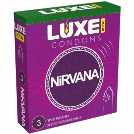 Презервативы с увеличенным количеством смазки «LUXE Royal Nirvana», Luxe