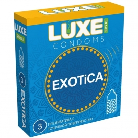Презервативы с пупырышками «Luxe Exotica»