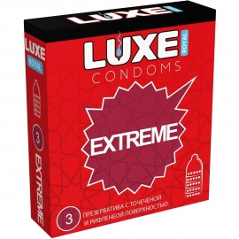 Ребристые презервативы Luxe Mini Box «Экстрим»